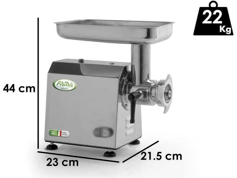 Fama TI12 - Tritacarne elettrico - Corpo e gruppo di macinazione in Inox - 400V