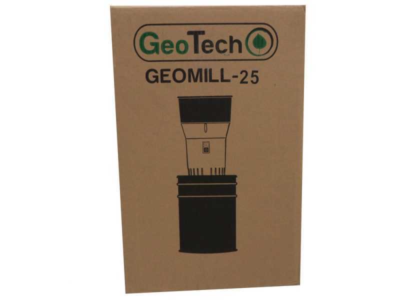 Elettromulino per Cereali con bidone GeoTech GEOMILL-25 - motore elettrico da 1000 Watt