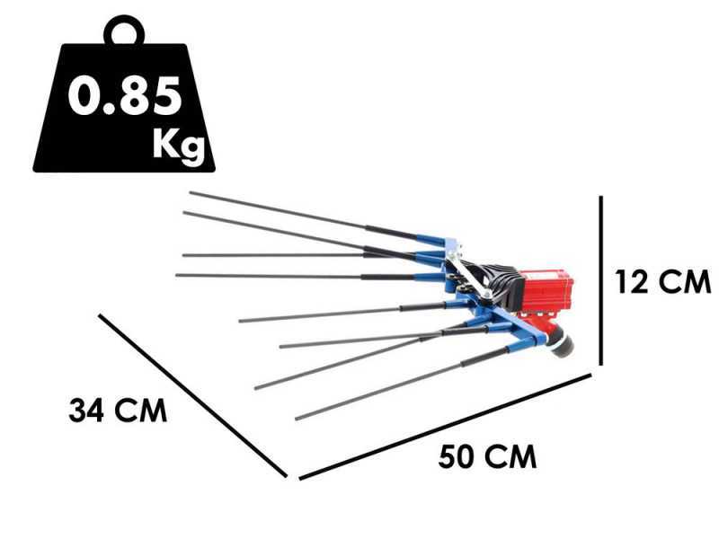 Abbacchiatore pneumatico Paterlini OLIVELOX - scuotiolive - 6 bar - 1350 battiti al minuto