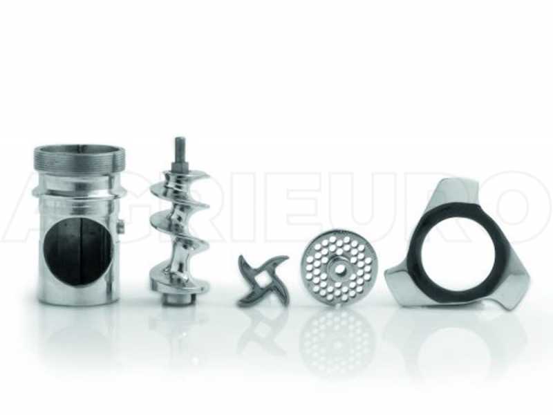Fama TG8 - Tritacarne elettrico - Grattugia integrata - Gruppo macinazione in acciaio Inox