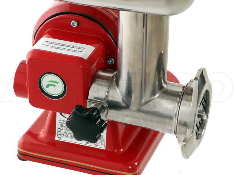 Fama TG8R RETR&Oacute; - Tritacarne elettrico - Grattugia integrata - Gruppo macinazione in acciaio Inox