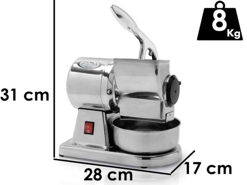 Fama Mignon GM - Grattugia elettrica in alluminio lucidato - 380W