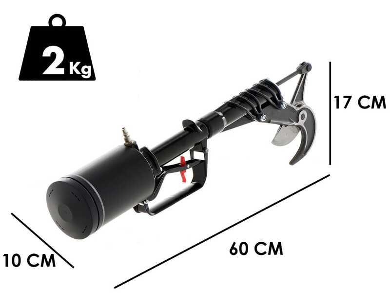 Paterlini Ara 8/U - Forbice pneumatica da potatura manuale