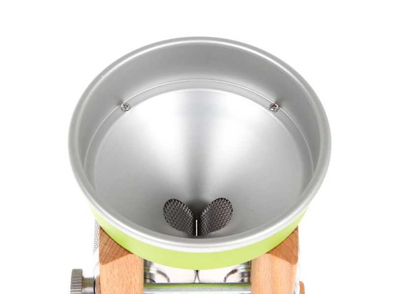 Eschenfelder Novia ng1200 alluminio verde 150g - Fioccatrice manuale con rulli in acciaio inox