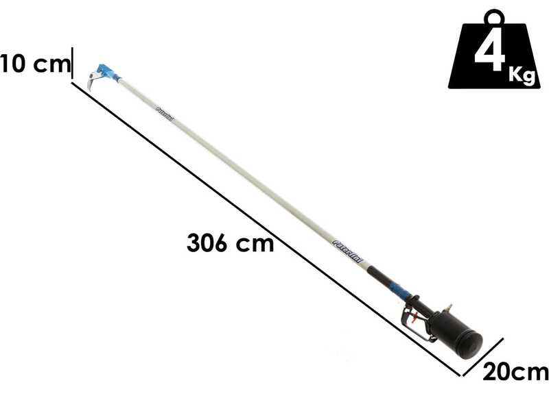 Paterlini Ara 8/U - Forbicione pneumatica da potatura su asta di prolunga - 250 cm