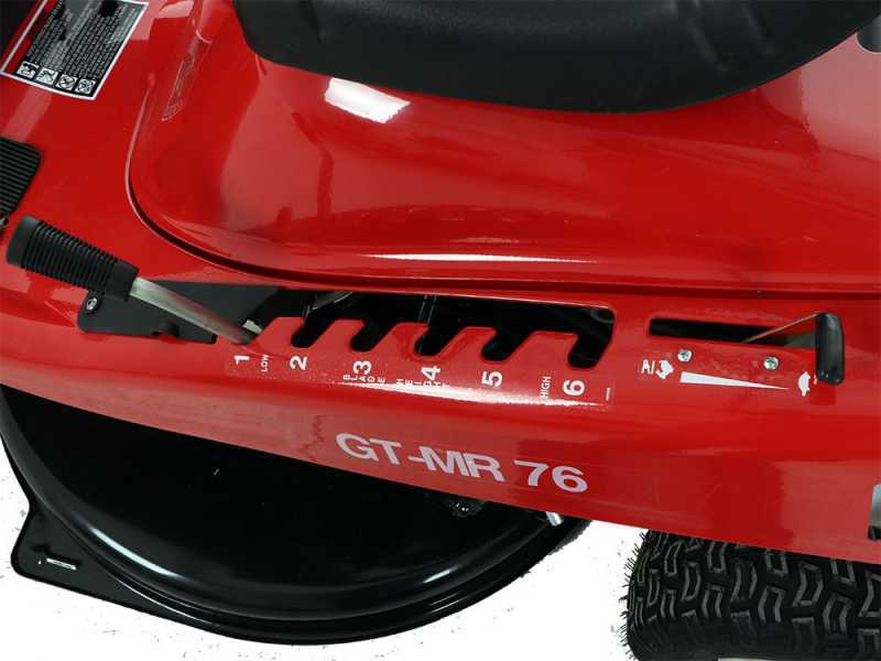 GeoTech-Pro GT-MR 76 Mini rider - Rider trattorino rasaerba - motore da 432cc con avviamento elettrico