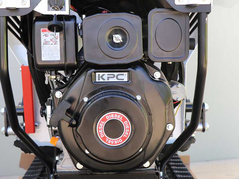 Seven Italy TH500 KM178-E - Motocarriola cingolata cassone dumper idraulico 500Kg - Cambio idrostatico