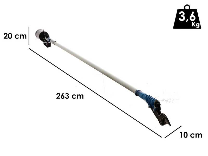 Paterlini Ara 8/D - Forbicione pneumatica da potatura su asta di prolunga - 200 cm