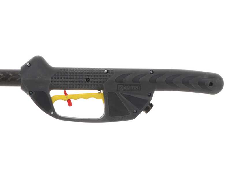 Zanon Karbonium PRO AL 200 - Abbacchiatore elettrico 170/250 cm a batteria a zaino 50.4V 5Ah - Asta telescopica in alluminio