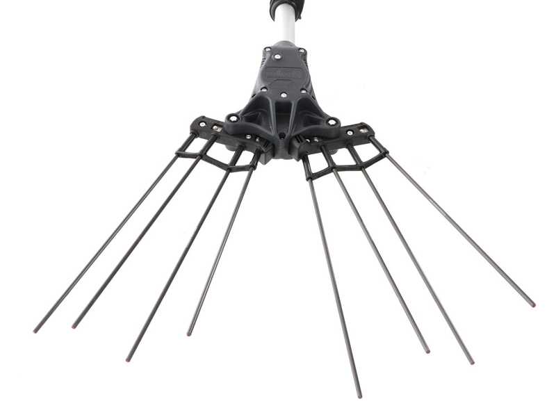 Zanon Karbonium PRO AL 200 - Abbacchiatore elettrico 170/250 cm a batteria a zaino 50.4V 5Ah - Asta telescopica in alluminio