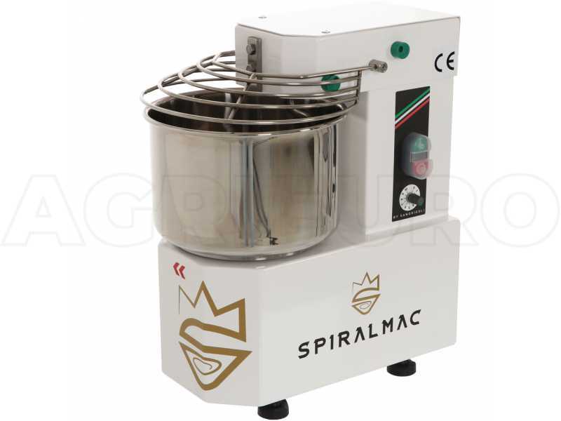SPIRALMAC SV5VV - Impastatrice a spirale a 10 Velocit&agrave; - Monofase - 5 Kg