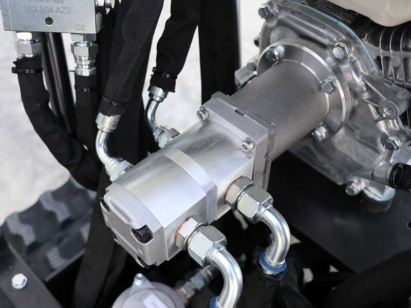 Seven Italy TH500C L70-E - Motocarriola cingolata cassone dumper 500Kg con paletta