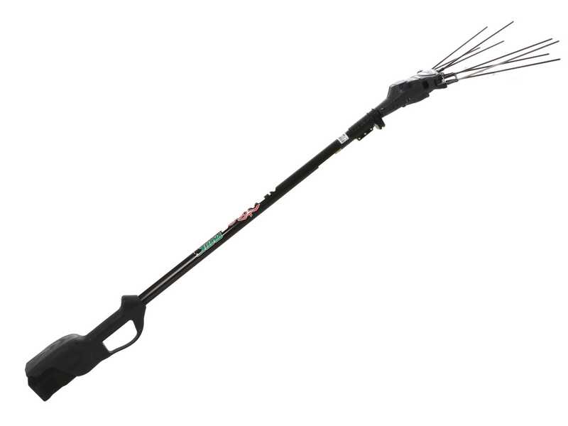 Zanon Albatros PRATIK C/AL 300 - Abbacchiatore con batterie al Litio - Asta telescopica 220 - 350 cm - 2x (36V-5Ah)