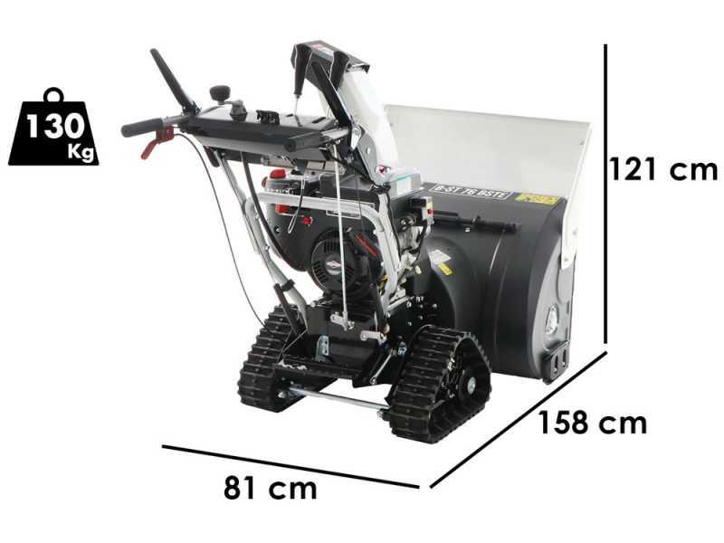 BlackStone B-ST 76 BSTE - Spazzaneve a scoppio - Cingolato - B&amp;S 1450 Snow