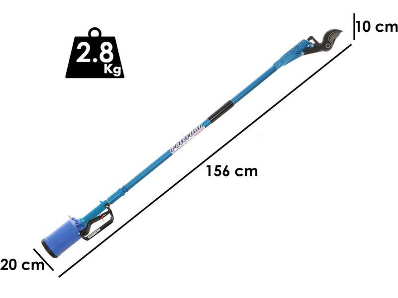 Paterlini Ara 8/D - Forbicione pneumatica da potatura su asta di prolunga - 100 cm