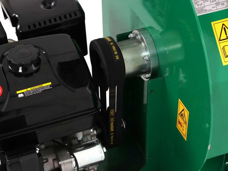 Seven Italy  BIGCH420 - Biotrituratore a scoppio - Motore Loncin G420F - Avviamento elettrico