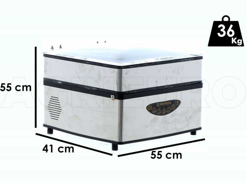 More than chef ULTRASAVING INOX - Macchina sottovuoto a campana - Barra saldante da 45cm