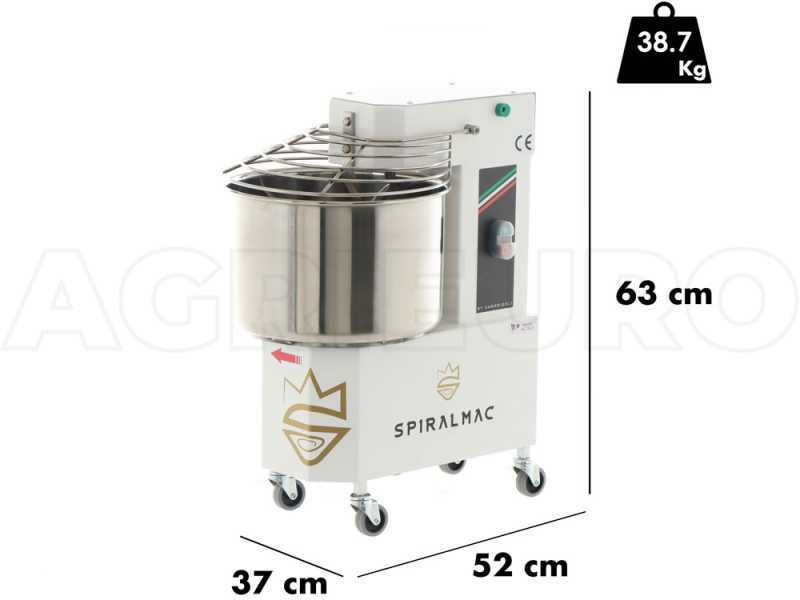 SPIRALMAC SV12 - Impastatrice a spirale - Capacit&agrave; di impasto 12 Kg