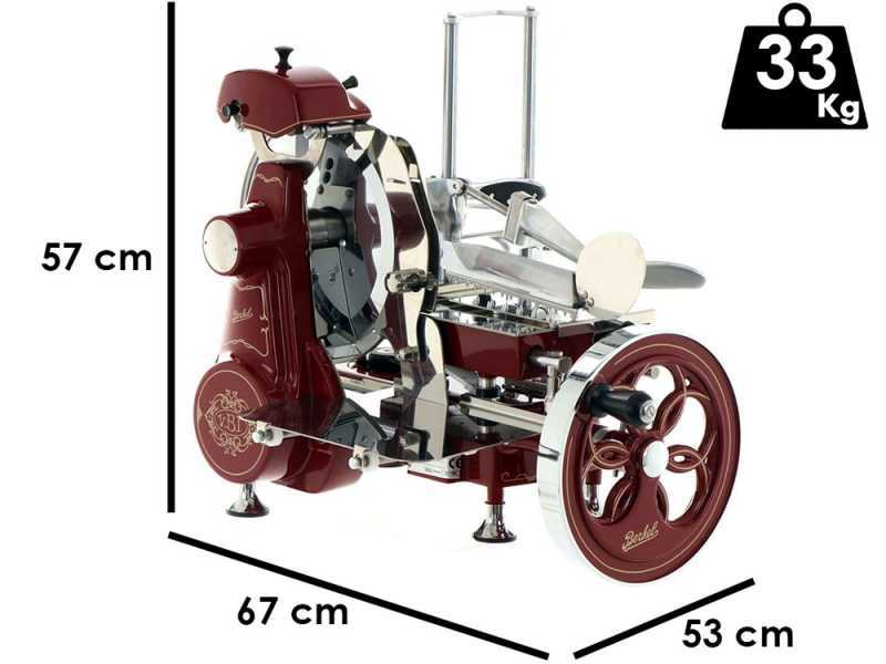 Berkel B2 Rossa - Affettatrice a volano - Lama in acciaio cromato da 265 mm