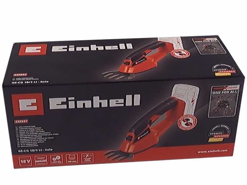 Einhell GE-CG 18/1 Li-Solo - Forbice tagliaerba a batteria - SENZA BATTERIA E CARICABATTERIE