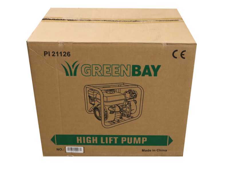 Greenbay GB-TWP 50 - Motopompa a scoppio acque sporche - Raccordi 50 mm