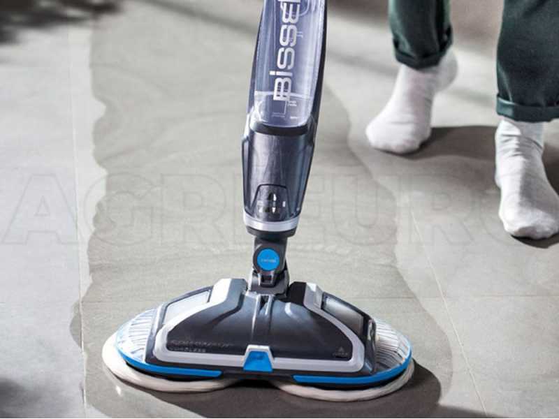 Bissell SpinWave Cordless - Lavapavimenti per superfici dure - 18V