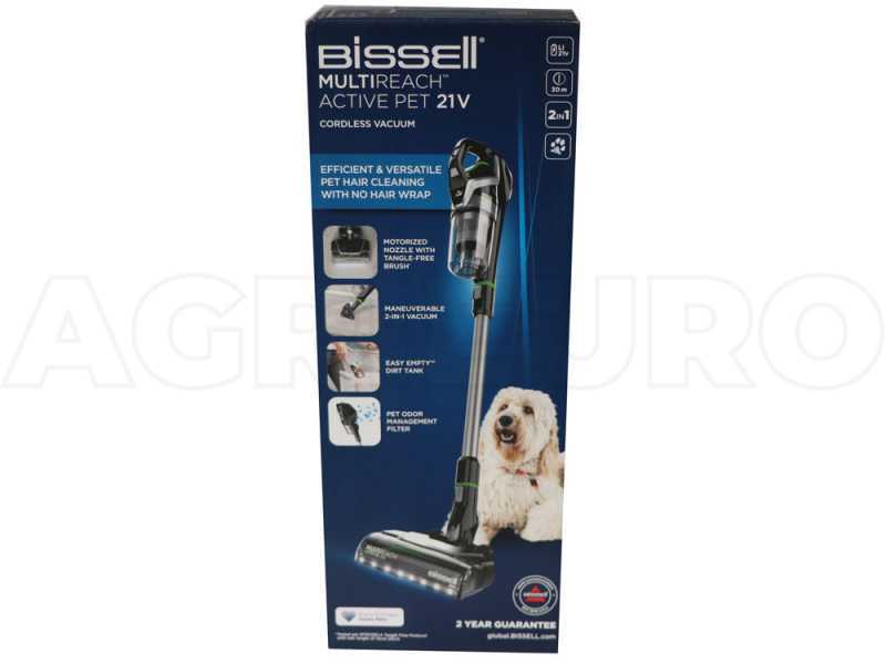 Bissell MultiReach Active Pet - Scopa elettrica - 21V - aspirapolvere-aspirabriciole 2 in 1