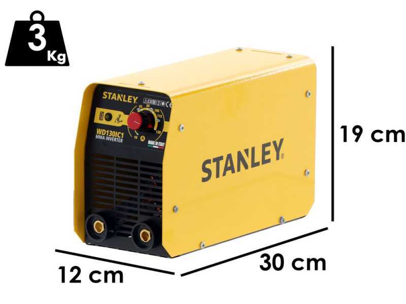 Stanley WD130IC1 - Saldatrice Inverter (MMA) + Kit, corrente continua (DC)