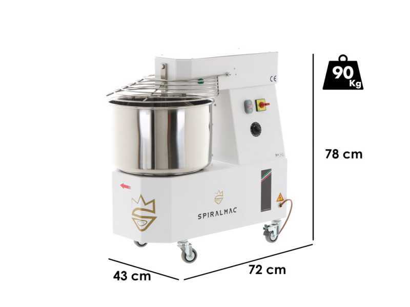 SPIRALMAC SV25 - Impastatrice a spirale - Trifase - 2 velocit&agrave; - 25 Kg