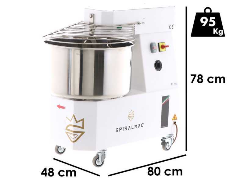 SPIRALMAC SV38 - Impastatrice a spirale - Trifase - 2 velocit&agrave; - 38 Kg