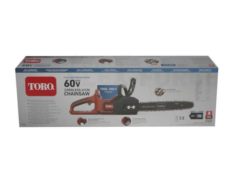 TORO Brushless TO-51845T - Elettrosega a batteria 60V 6Ah - Lama da 41cm