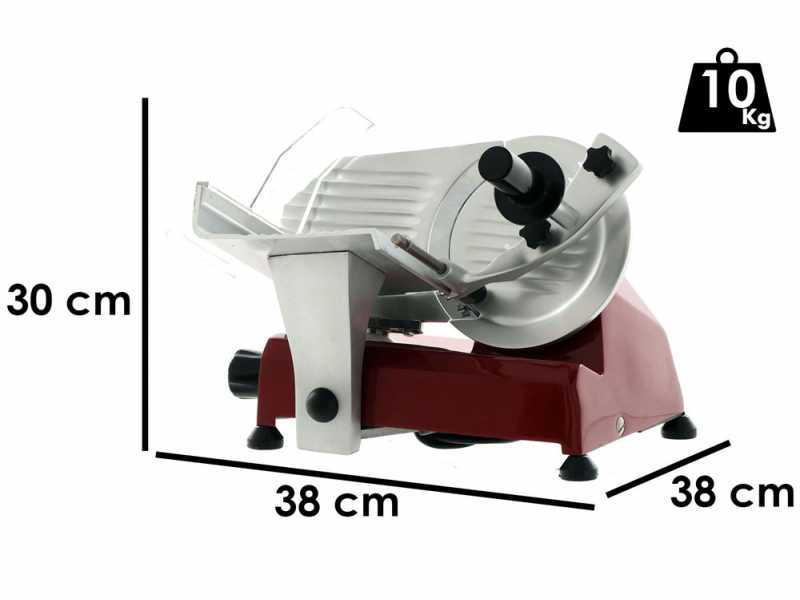 FAC F195 Rossa - Affettatrice con lama da 195 mm - 132W