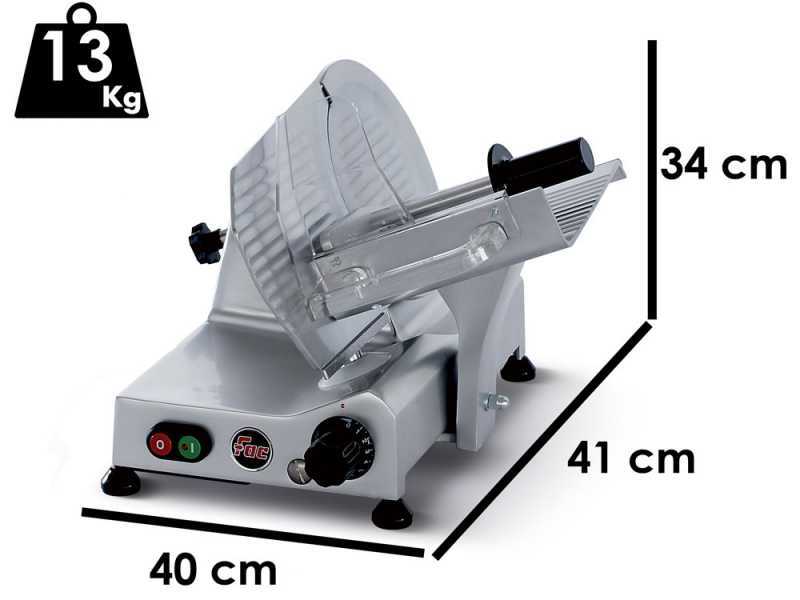 FAC S220 - Affettatrice con lama da 220 mm - Con parti sanificabili - 185W