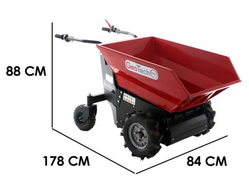 GeoTech-Pro CAR E500 e-Lift - Motocarriola a batteria 48V 20Ah