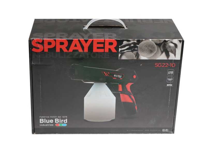 Blue Bird SG 22-10 - Atomizzatore a batteria portatile - 12.6V 2.5Ah