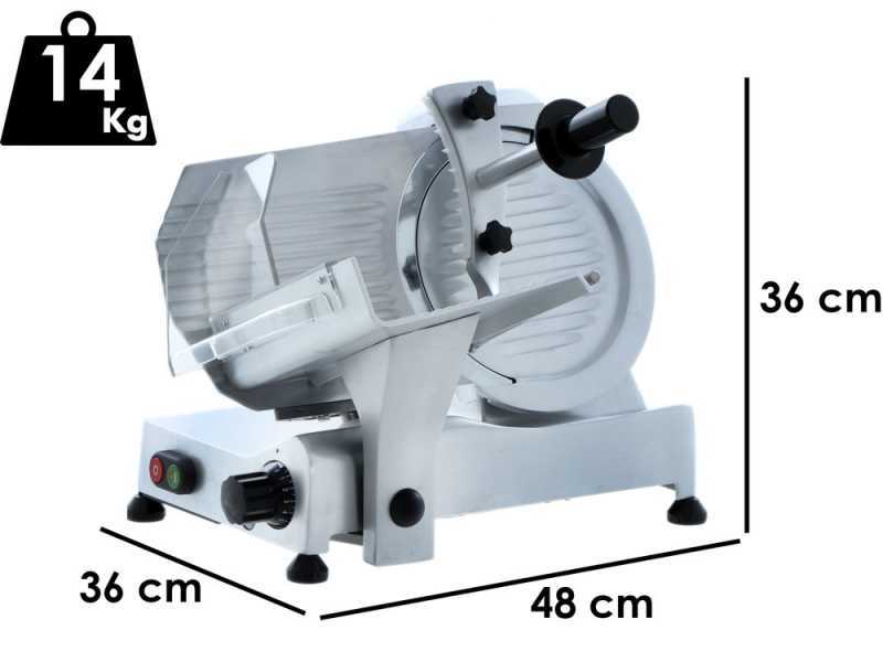 FAC F 250 R - Affettatrice con lama da 250 mm - Con parti sanificabili - Affilatoio fisso