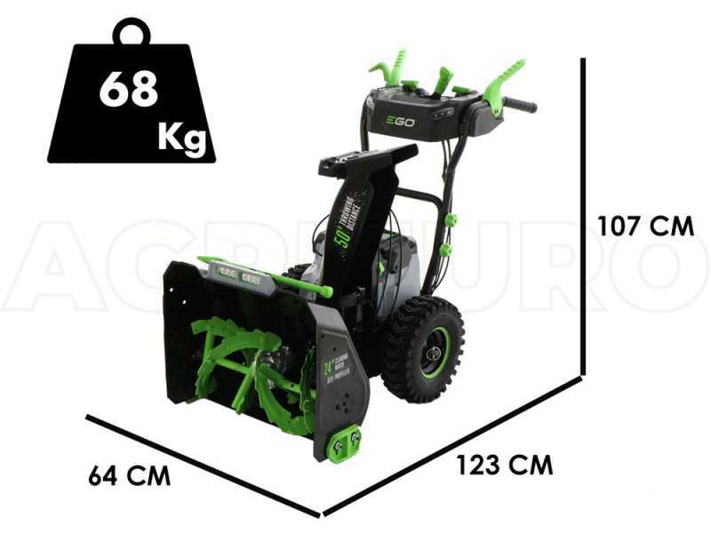 EGO SNT 2400E - Spazzaneve a batteria - SENZA BATTERIE E CARICABATTERIE