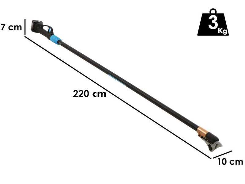 Campagnola Stark 220 - Forbice elettrica da potatura - 2x 21.6V 2.5Ah - Diametro di taglio 40mm