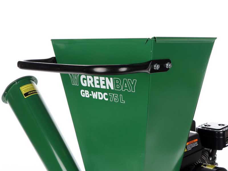 GreenBay GB-WDC 75 L - Biotrituratore a scoppio - Motore a benzina Loncin