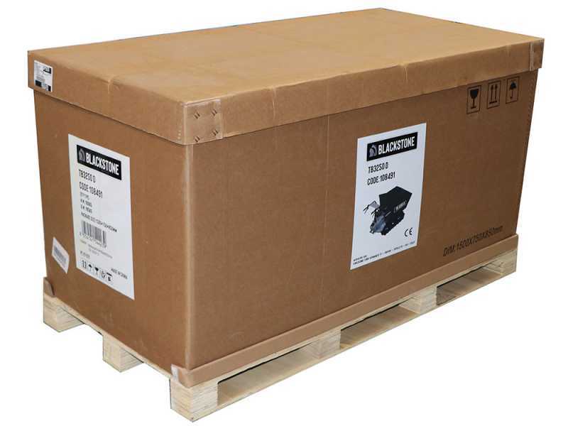 BlackStone TB 3250 D - Motocarriola cingolata cassone dumper 320Kg