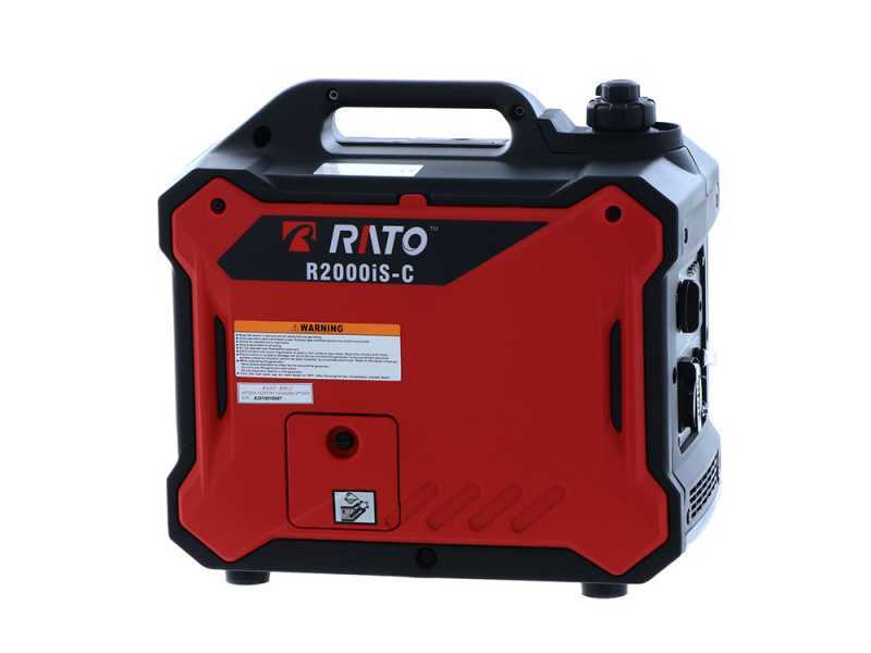 Rato R2000iS-C - Generatore di corrente inverter a benzina 1.8 kW - Continua 1.6 kW Monofase