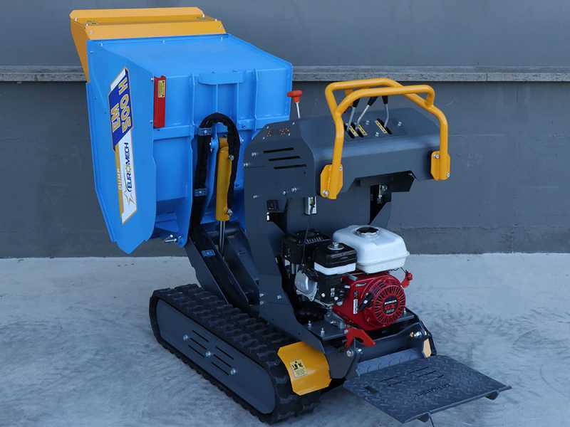 EuroMech EM500H-Dump - Motocarriola cingolata dumper idraulico 500Kg