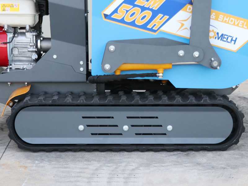 EuroMech EM500H-Dump &amp; Shovel - Motocarriola dumper idraulico 500Kg con paletta