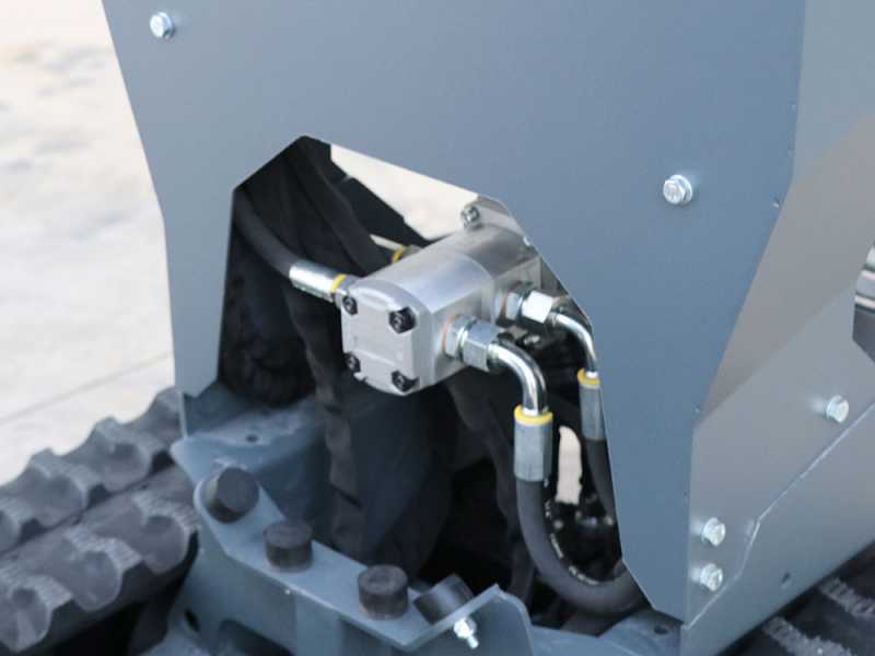 Motocarriola EuroMech EM500H-Dump &amp; Shovel - Cassone dumper idraulico 500 kg con paletta