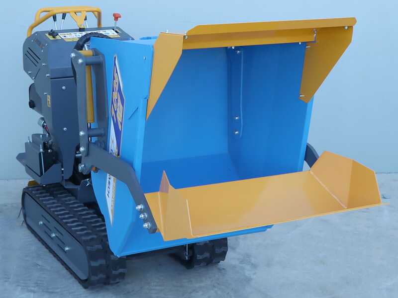 EuroMech EM500L-Dump &amp; Shovel - Motocarriola dumper idraulico 500Kg con paletta - Cambio idrostatico