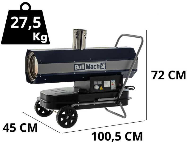 BullMach BM-IDH 30KW - Generatore aria calda diesel - a combustione indiretta
