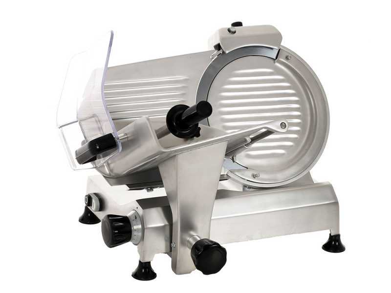 FAC F300E - Affettatrice a gravit&agrave; - CE Professionale - in alluminio anodizzato