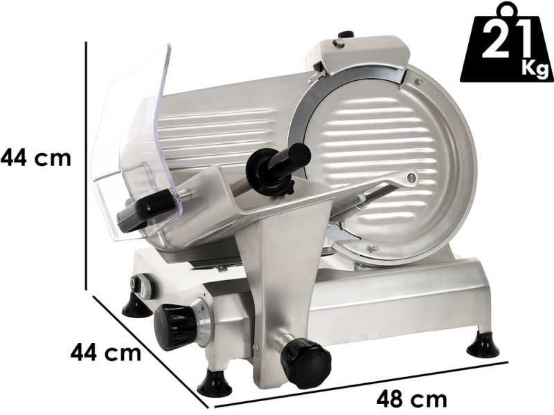 FAC F300E - Affettatrice a gravit&agrave; - CE Professionale - in alluminio anodizzato