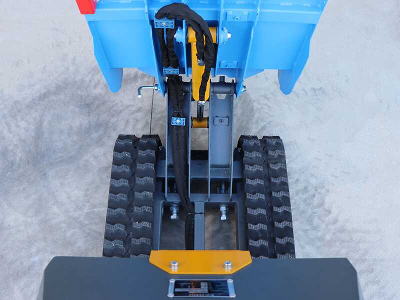 EuroMech EM500L-Dump - Motocarriola cassone dumper idraulico 500Kg - Cambio idrostatico