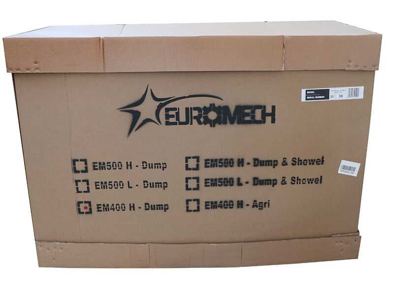 EuroMech EM500L-Dump - Motocarriola cassone dumper idraulico 500Kg - Cambio idrostatico